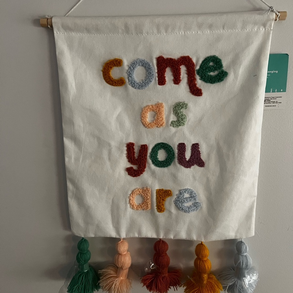Pillowfort Woven Wall Hanging with Tassels